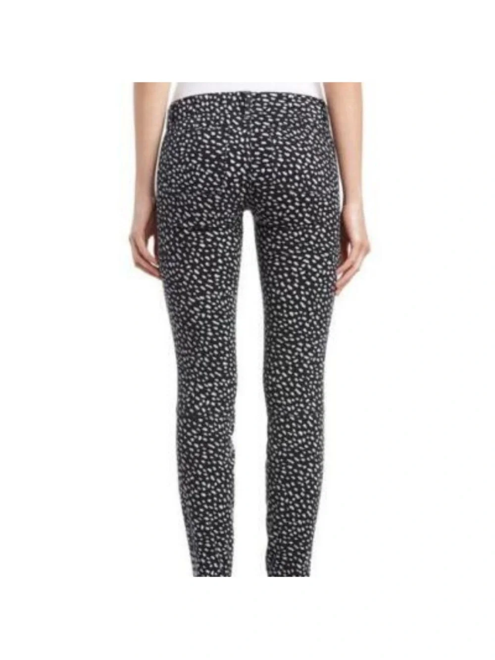 Tory Burch Walker Cargo Spotted Pony Skinny Pants Size 30